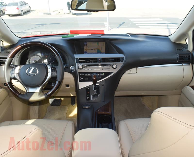 LEXUS RX350- 2015- WHITE- 87 000 KM- GCC SPECS