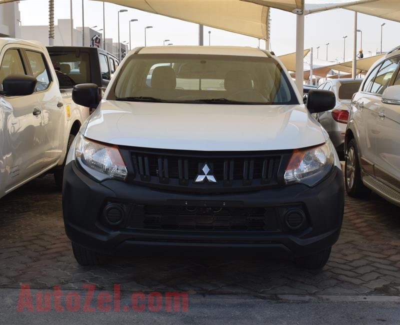 MITSUBISHI L200- 2016- WHITE- 134 000 KM- GCC SPECS