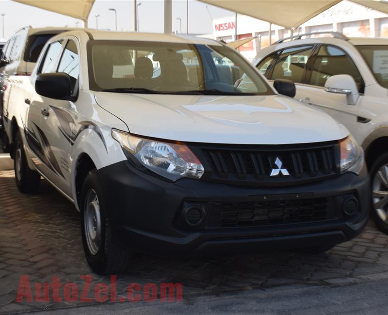 MITSUBISHI L200- 2016- WHITE- 134 000 KM- GCC SPECS