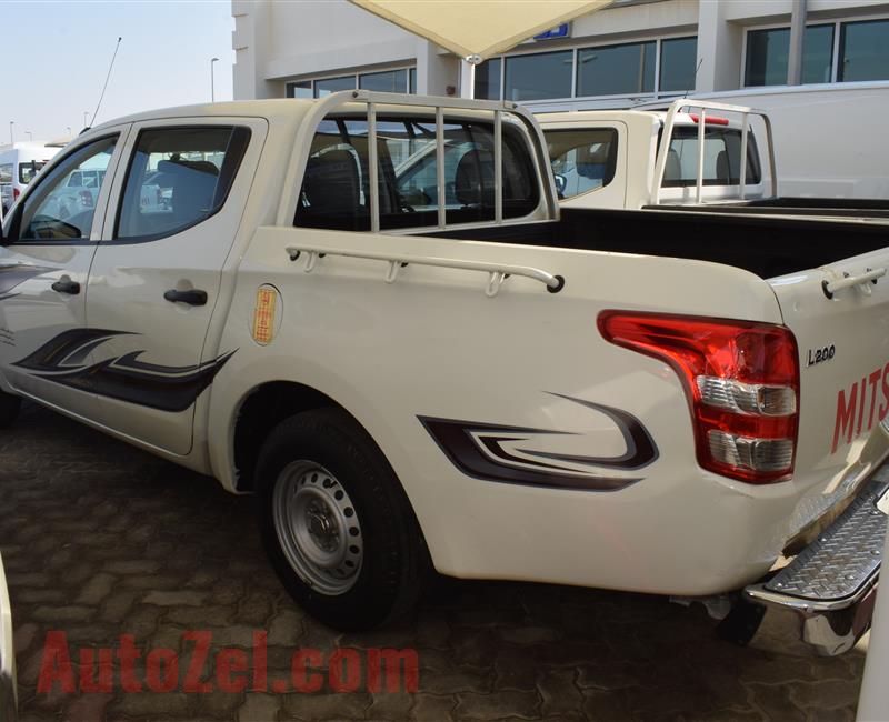 MITSUBISHI L200- 2016- WHITE- 134 000 KM- GCC SPECS