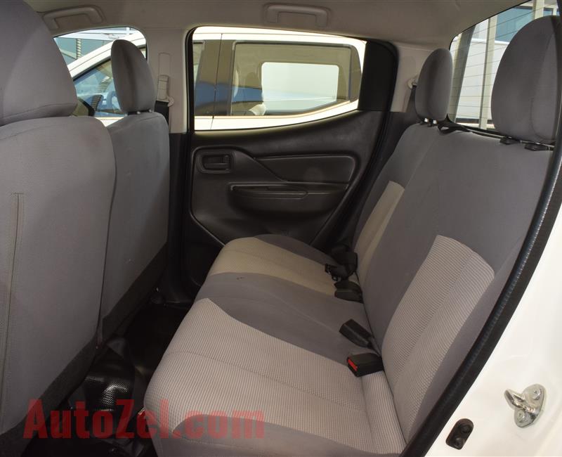 MITSUBISHI L200- 2016- WHITE- 134 000 KM- GCC SPECS