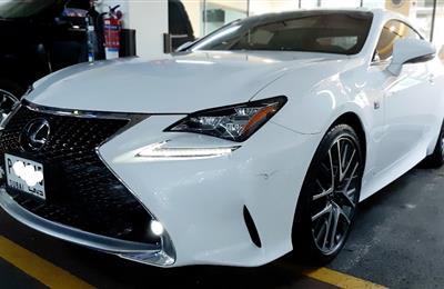 Lexus Rc 3.5 turbo v6 2015 Gcc under warranty till 21  Top...