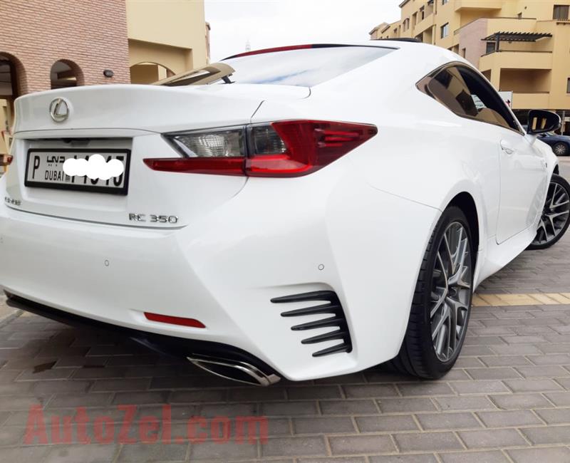 Lexus Rc 3.5 turbo v6 2015 Gcc under warranty till 21  Top of the range