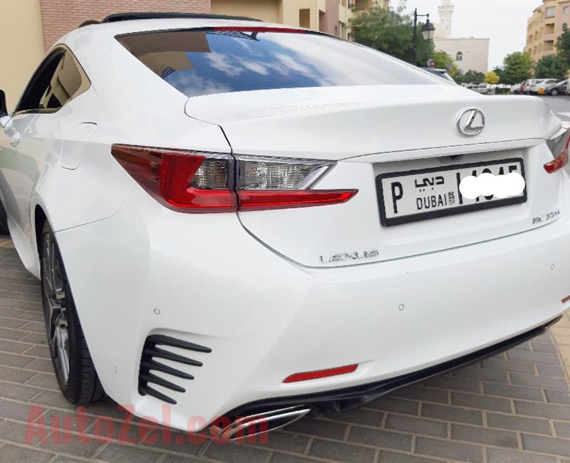 Lexus Rc 3.5 turbo v6 2015 Gcc under warranty till 21  Top of the range