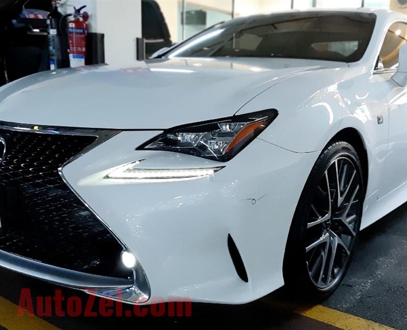 Lexus Rc 3.5 turbo v6 2015 Gcc under warranty till 21  Top of the range