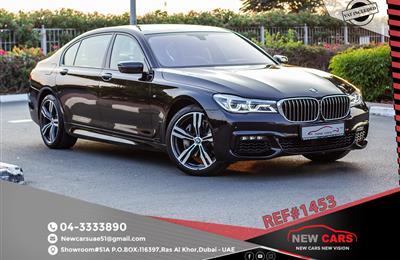 BMW 740Li- 2016- BLACK- 73 840 KM- GCC SPECS