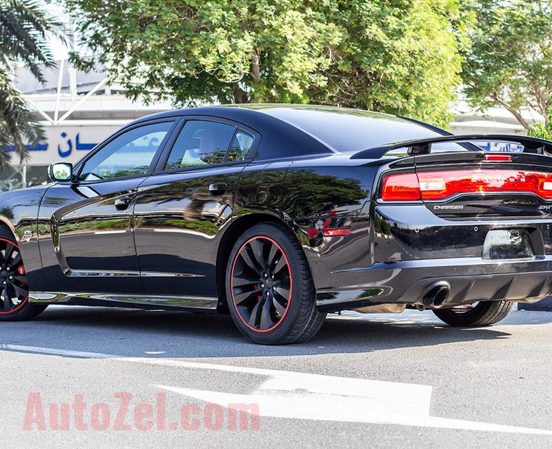 DODGE CHARGER SRT8- 2014- BLACK- 67 109 KM- GCC SPECS