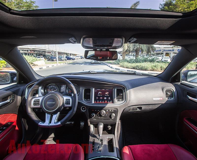 DODGE CHARGER SRT8- 2014- BLACK- 67 109 KM- GCC SPECS