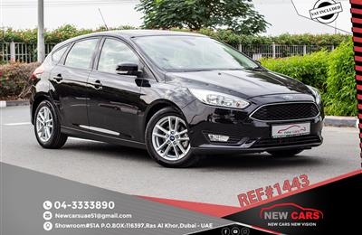 FORD FOCUS- 2015- BLACK- 72 343 KM- GCC SPECS