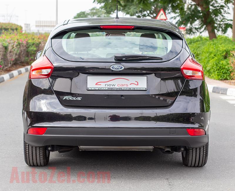 FORD FOCUS- 2015- BLACK- 72 343 KM- GCC SPECS