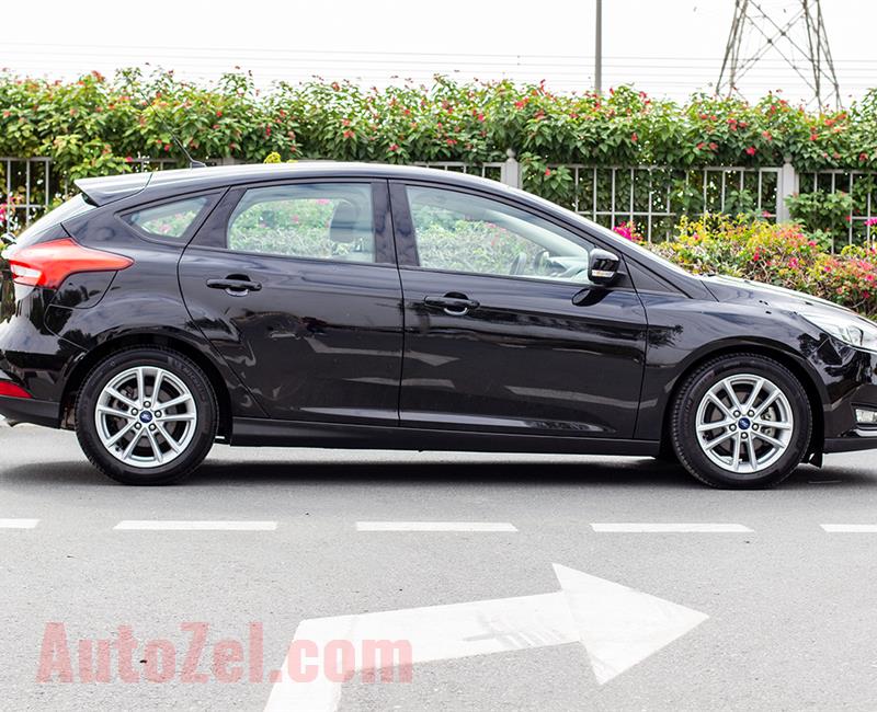 FORD FOCUS- 2015- BLACK- 72 343 KM- GCC SPECS