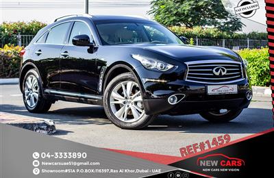 INFINITI QX70- 2016- BLACK- 86 828 KM- GCC SPECS