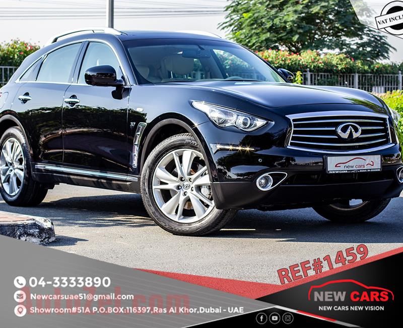 INFINITI QX70- 2016- BLACK- 86 828 KM- GCC SPECS