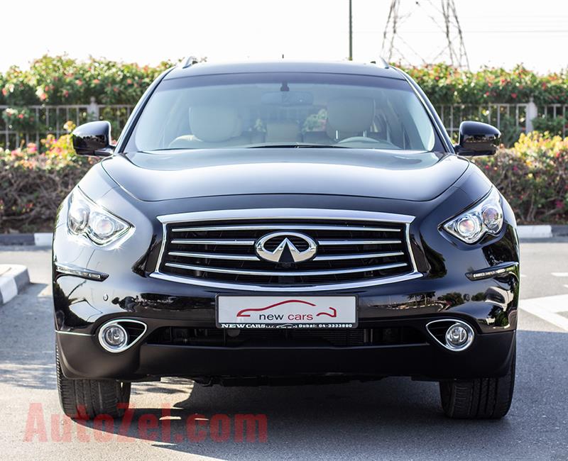 INFINITI QX70- 2016- BLACK- 86 828 KM- GCC SPECS