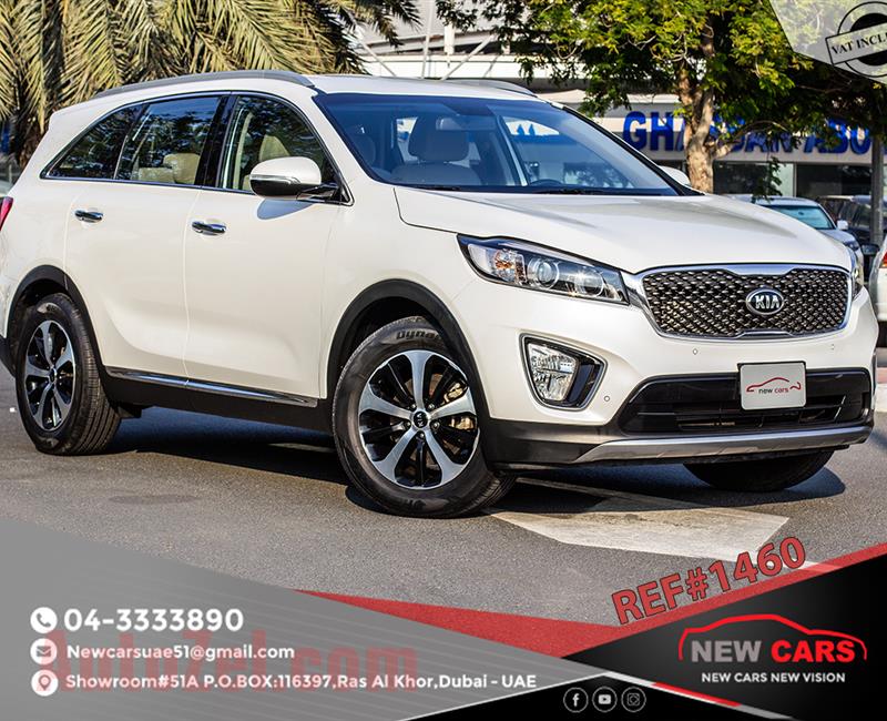 KIA SORENTO- 2016- WHITE- 69 477 KM- GCC SPECS