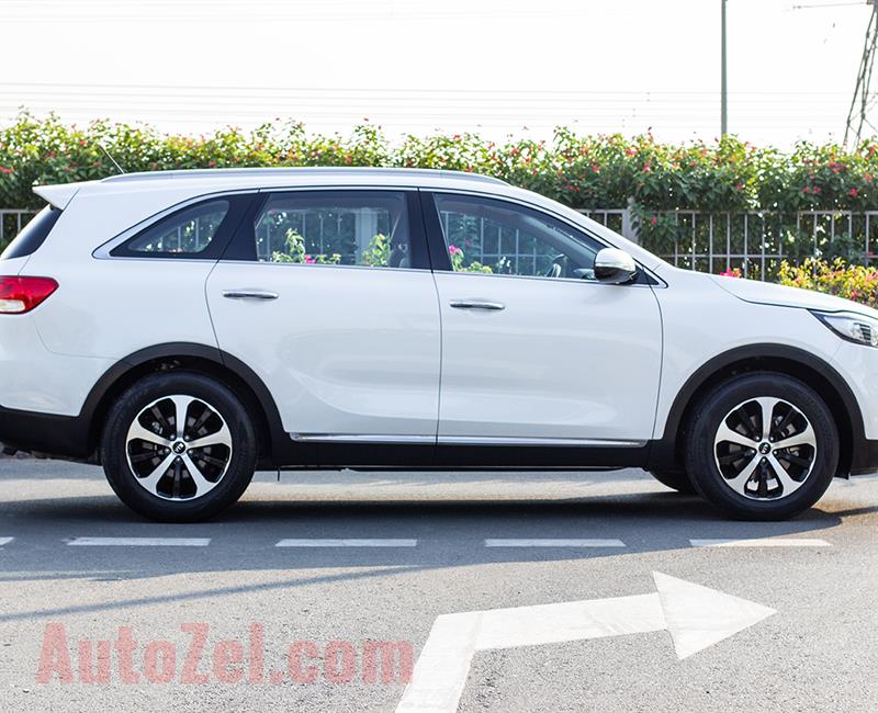 KIA SORENTO- 2016- WHITE- 69 477 KM- GCC SPECS