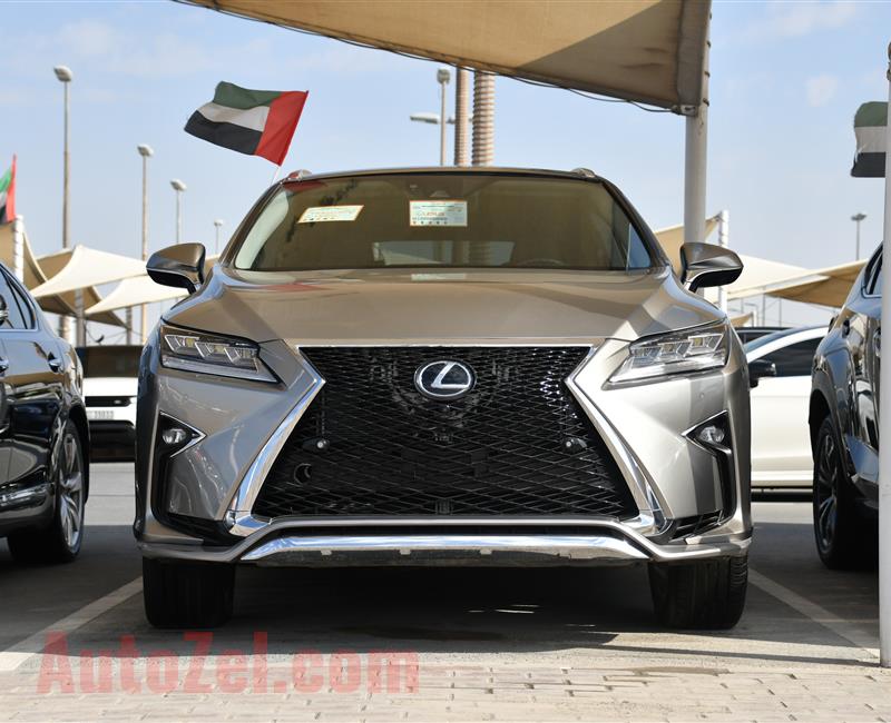 LEXUS RX350- 2018- GOLD- 24 000 KM- GCC