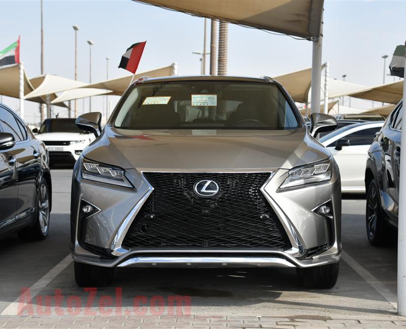 LEXUS RX350- 2018- GOLD- 24 000 KM- GCC