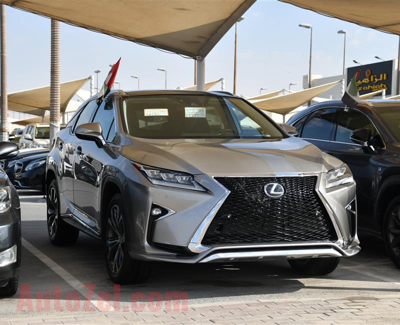 LEXUS RX350- 2018- GOLD- 24 000 KM- GCC