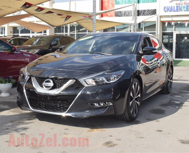 NISSAN MAXIMA SR- 2016- BLACK- 37 000 MILEAGE- AMERICAN SPECS