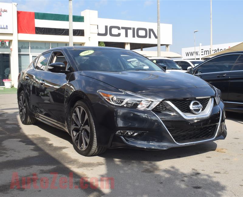 NISSAN MAXIMA SR- 2016- BLACK- 37 000 MILEAGE- AMERICAN SPECS