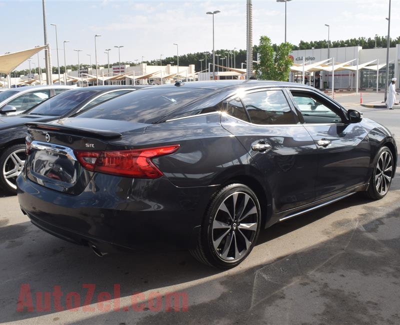 NISSAN MAXIMA SR- 2016- BLACK- 37 000 MILEAGE- AMERICAN SPECS