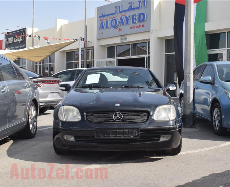 MERCEDES-BENZ SLK- 2004- BLACK- 152 000 KM- GCC