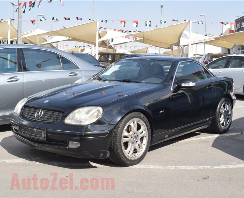 MERCEDES-BENZ SLK- 2004- BLACK- 152 000 KM- GCC