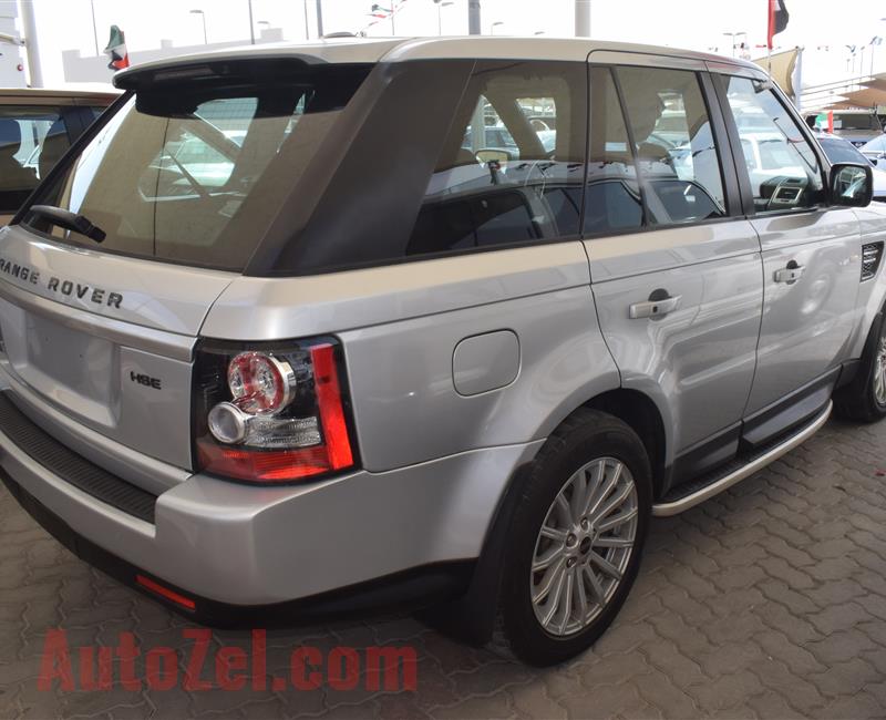 RANGE ROVER SPORT HSE- 2012- SILVER- 382 000 KM- GCC