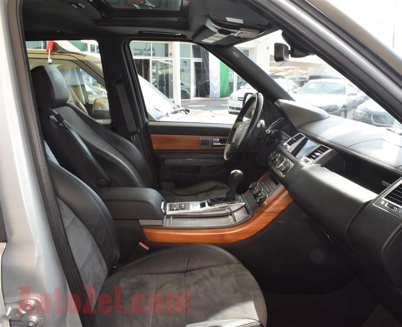 RANGE ROVER SPORT HSE- 2012- SILVER- 382 000 KM- GCC