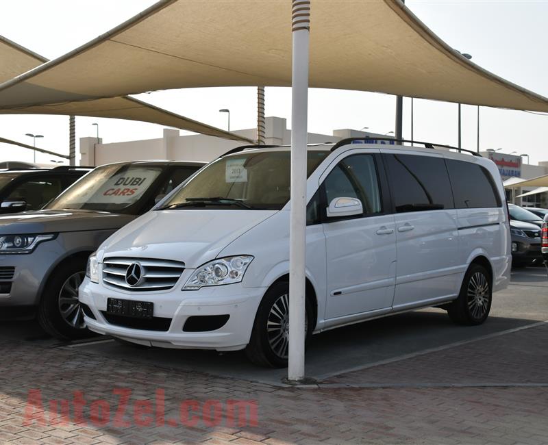 MERCEDES-BENZ VIANO- 2013- WHITE- 136 000 KM- GCC SPECS