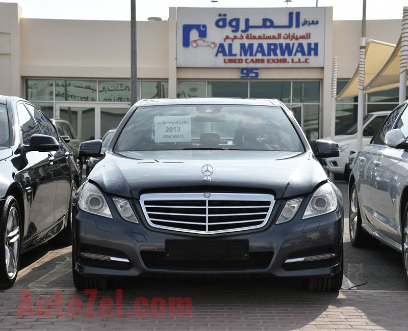 MERCEDES-BENZ E300- 2013- GRAY- 123 000 KM- GCC SPECS