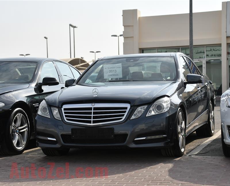 MERCEDES-BENZ E300- 2013- GRAY- 123 000 KM- GCC SPECS