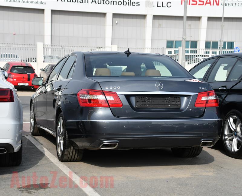 MERCEDES-BENZ E300- 2013- GRAY- 123 000 KM- GCC SPECS