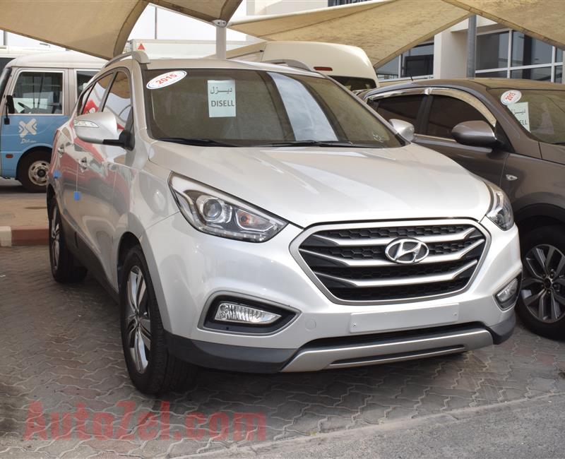 HYUNDAI TUCSON- 2015- SILVER-65 000 KM- KOREAN SPECS