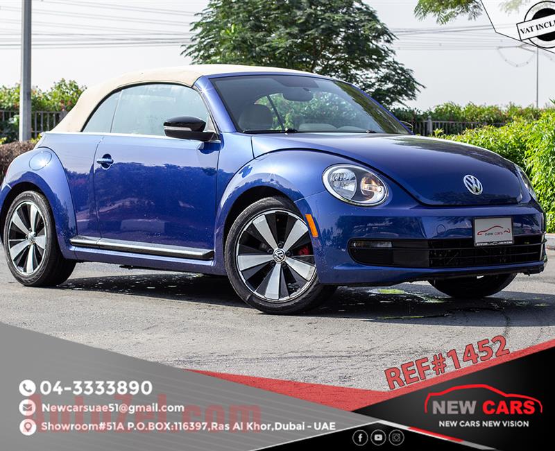 VOLKSWAGEN BEETLE- 2013- ASSIST AND FACILITY IN DOWN PAYMENT- 740 AED/MONTHLY- 1 YEAR WARRANTY