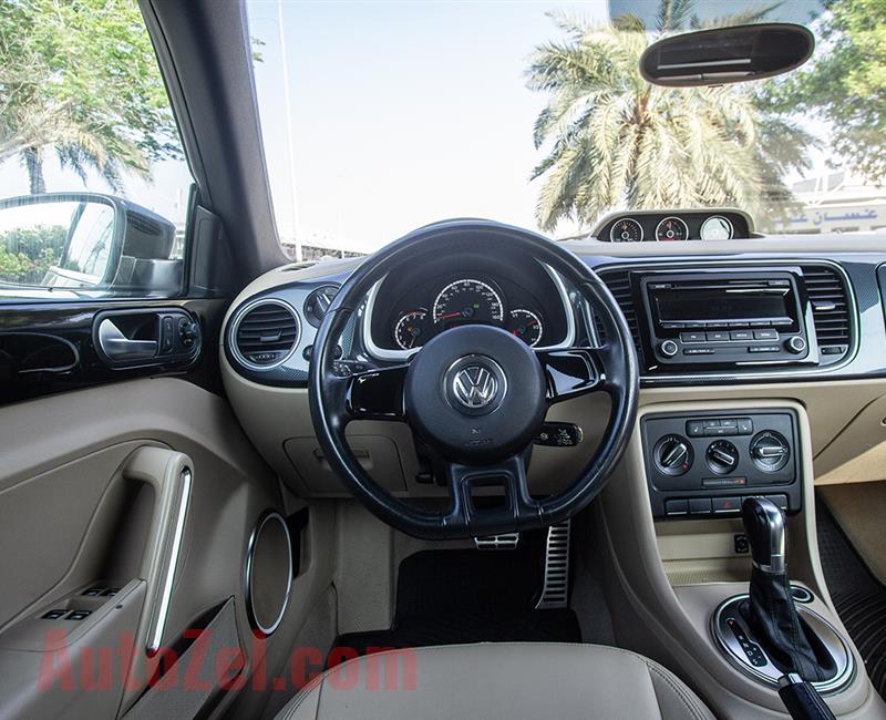 VOLKSWAGEN BEETLE- 2013- ASSIST AND FACILITY IN DOWN PAYMENT- 740 AED/MONTHLY- 1 YEAR WARRANTY