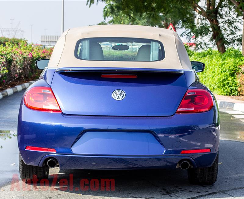 VOLKSWAGEN BEETLE- 2013- ASSIST AND FACILITY IN DOWN PAYMENT- 740 AED/MONTHLY- 1 YEAR WARRANTY