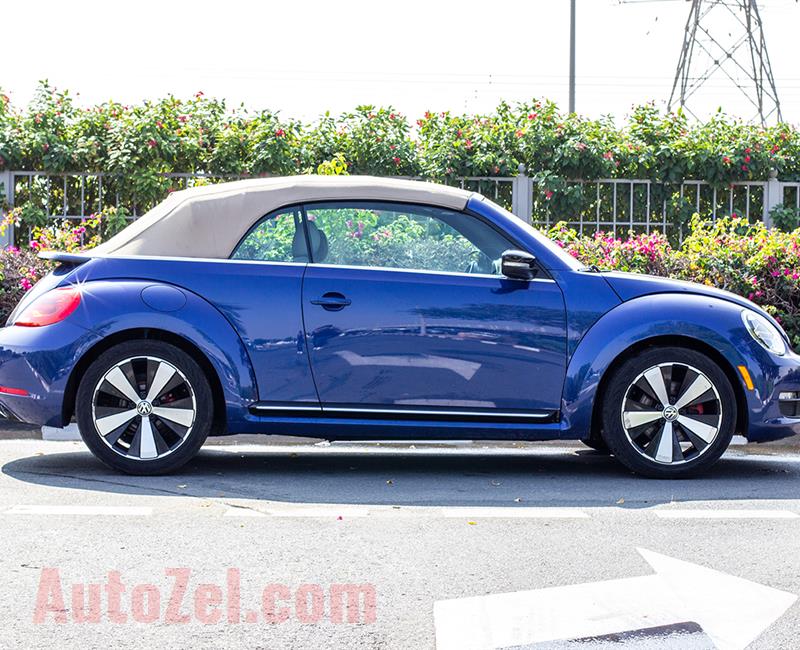 VOLKSWAGEN BEETLE- 2013- ASSIST AND FACILITY IN DOWN PAYMENT- 740 AED/MONTHLY- 1 YEAR WARRANTY