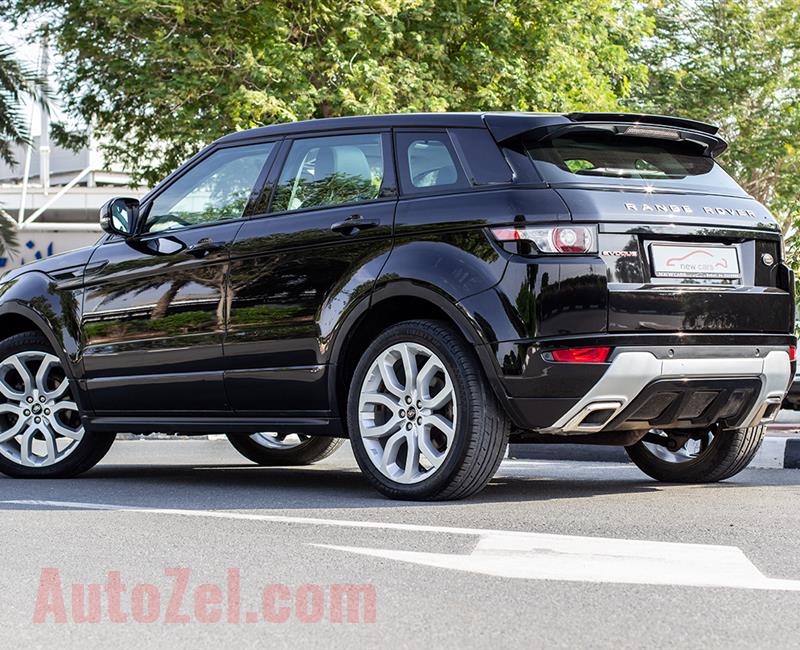 LAND ROVER EVOQUE- 2013- ASSIST AND FACILITY IN DOWN PAYMENT- 1725 AED/MONTHLY- 1 YEAR WARRANTY