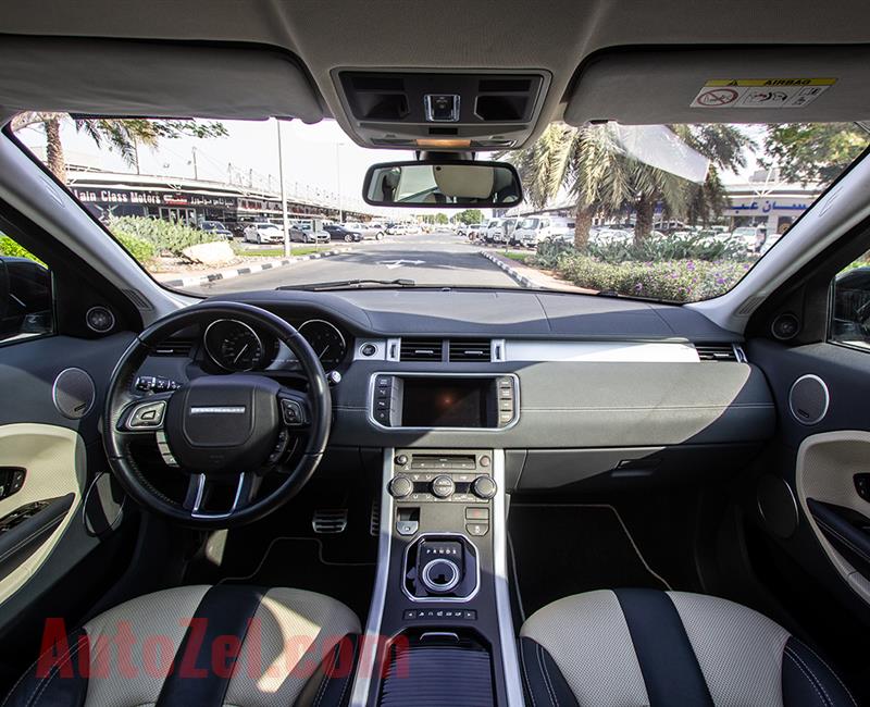 LAND ROVER EVOQUE- 2013- ASSIST AND FACILITY IN DOWN PAYMENT- 1725 AED/MONTHLY- 1 YEAR WARRANTY