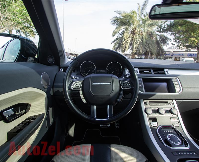 LAND ROVER EVOQUE- 2013- ASSIST AND FACILITY IN DOWN PAYMENT- 1725 AED/MONTHLY- 1 YEAR WARRANTY