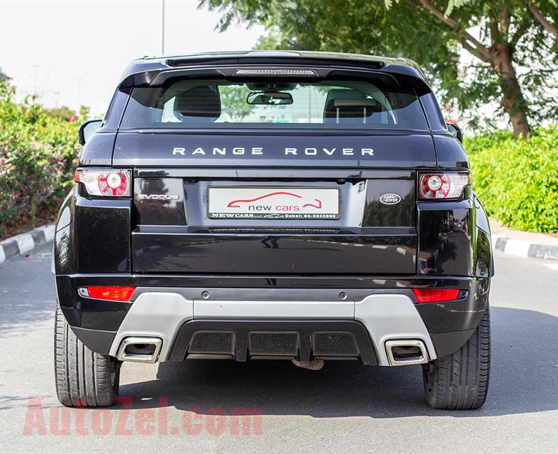 LAND ROVER EVOQUE- 2013- ASSIST AND FACILITY IN DOWN PAYMENT- 1725 AED/MONTHLY- 1 YEAR WARRANTY