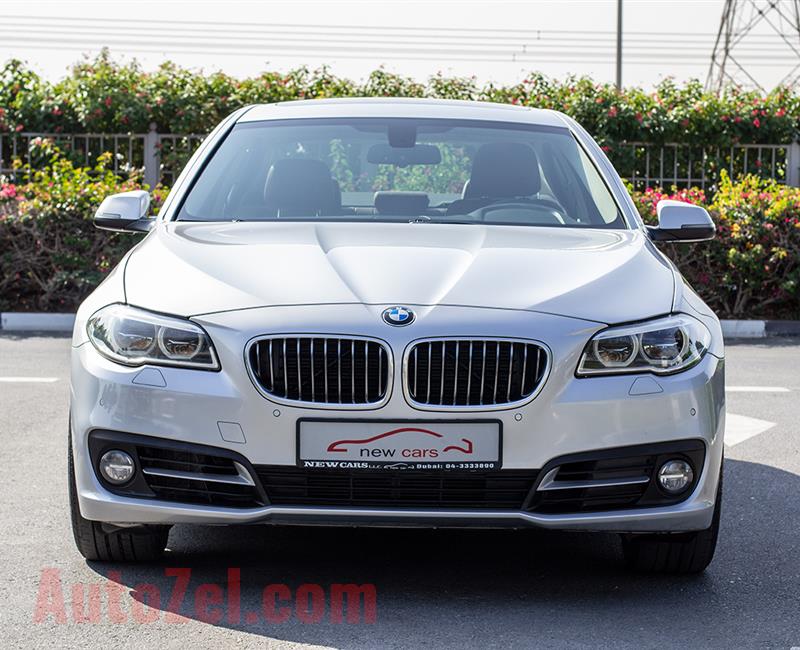 BMW 528i- 2014- ASSIST AND FACILITY IN DOWN PAYMENT- 1365 AED/MONTHLY- 1 YEAR WARRANT