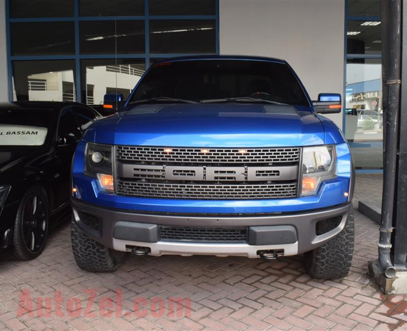 FORD RAPTOR- 2014- BLUE- 75 000 KM- AMERICAN SPECS