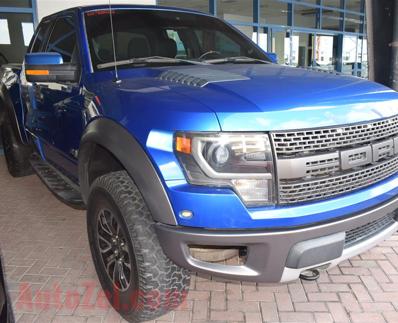 FORD RAPTOR- 2014- BLUE- 75 000 KM- AMERICAN SPECS