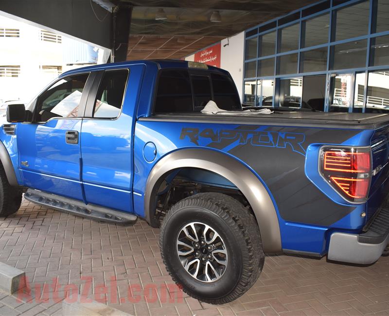 FORD RAPTOR- 2014- BLUE- 75 000 KM- AMERICAN SPECS