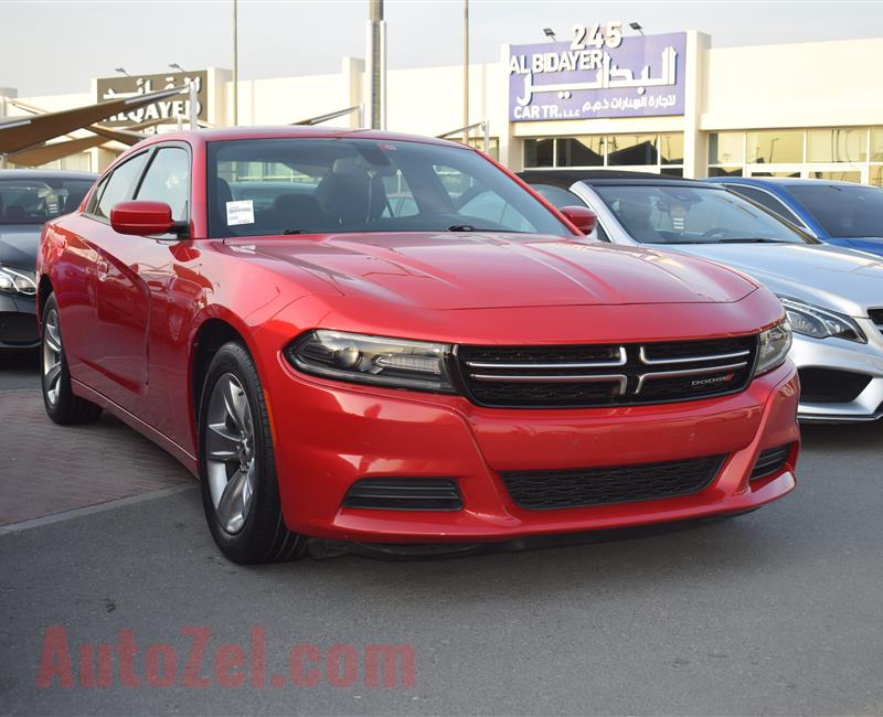 DODGE CHARGER- 2015- RED- 47 000 KM- GCC SPECS
