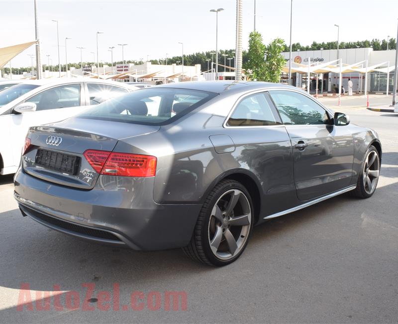 AUDI A5- 2014- GRAY- 98 000 KM- CALL FOR THE PRICE