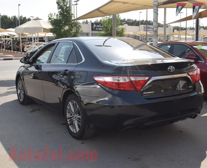 TOYOTA CAMRY- 2017- GREEN- 62 000 KM- CALL FOR PRICE